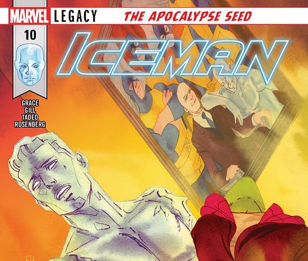 Iceman #10 cover by Kevin Wada
