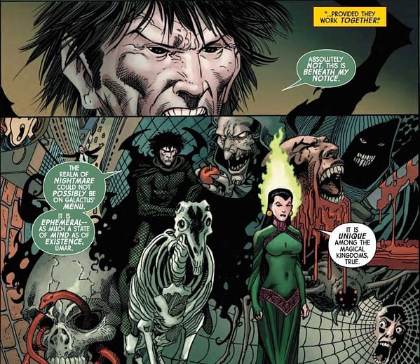 Nightmare is a Climate Change Denier in Doctor Strange #14 (Preview)