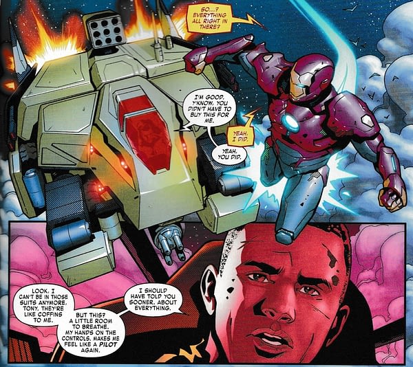 A New Status For Jim Rhodes War Machine Tony Stark Iron