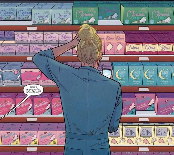 Love in the Tampon Aisle in Runaways #21