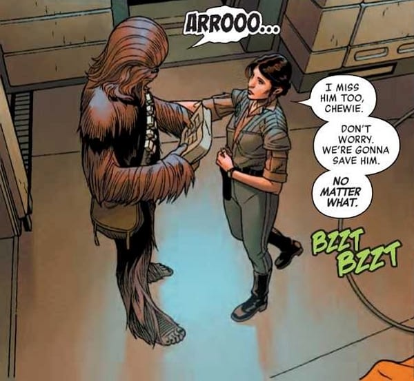 Chewbacca Star Wars Age of Republic Princess Leia #1