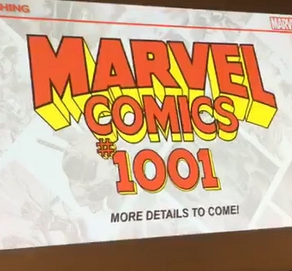 Marvel Comics #1001 Will Be Followed By Marvel Comics #1001