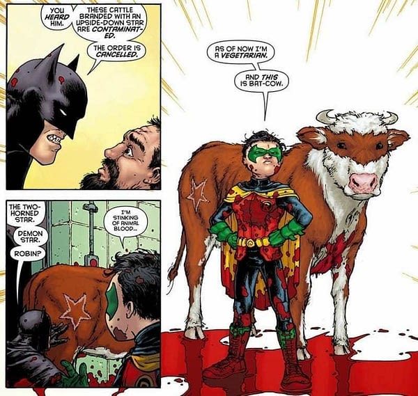 Damian Wayne, Definitely Vegetarian No More &#8211; and a Tease For 5G? Superman #16 (Spoilers)