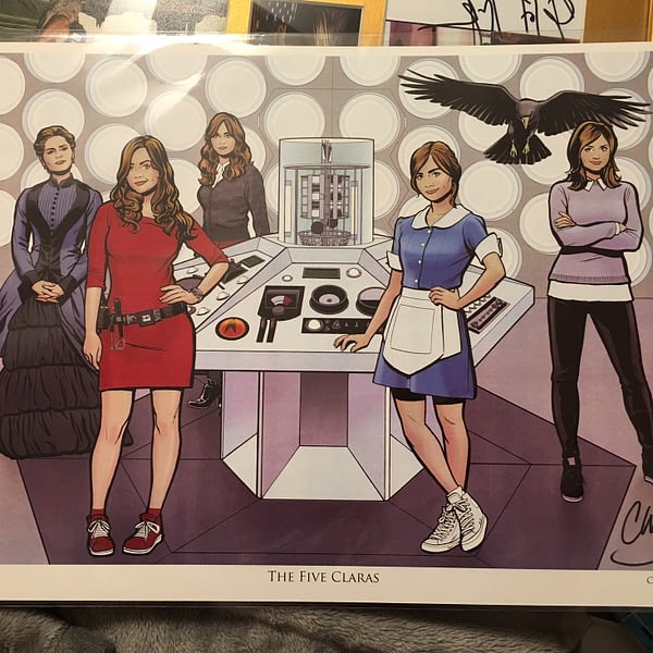 The Five Claras print by Christopher Jones