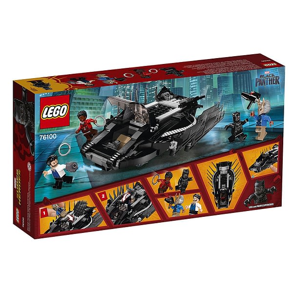 Black Panther Gets Two Lego Sets From The Film Bleeding