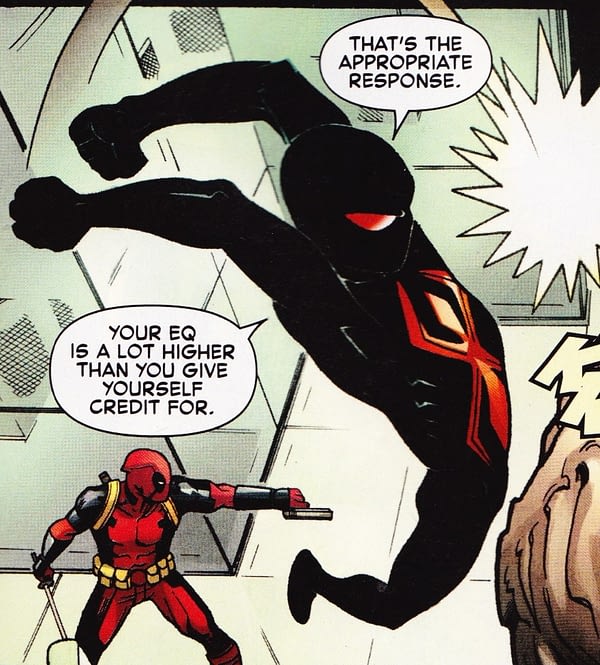 Spider Man Gets A Brand New Costume In Spider Mandeadpool 8