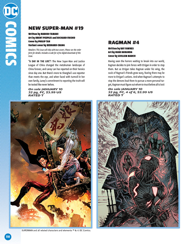 DC Comics Solicits For January 2018... A Brand New Year!