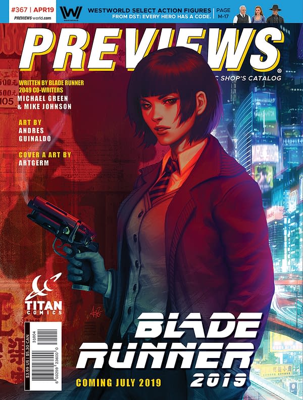 Andres Guinaldo' Cover for Titan Comics Blade Runner 2019 #1 Comic