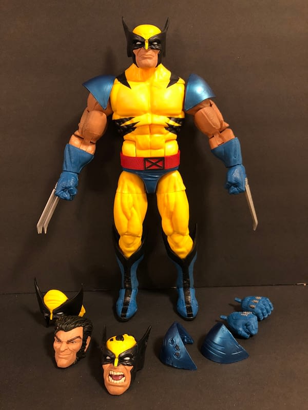 Marvel Legends Wolverine Figure Fights Hulk Buddies Around