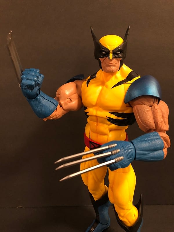 Marvel Legends Wolverine Figure Fights Hulk Buddies Around