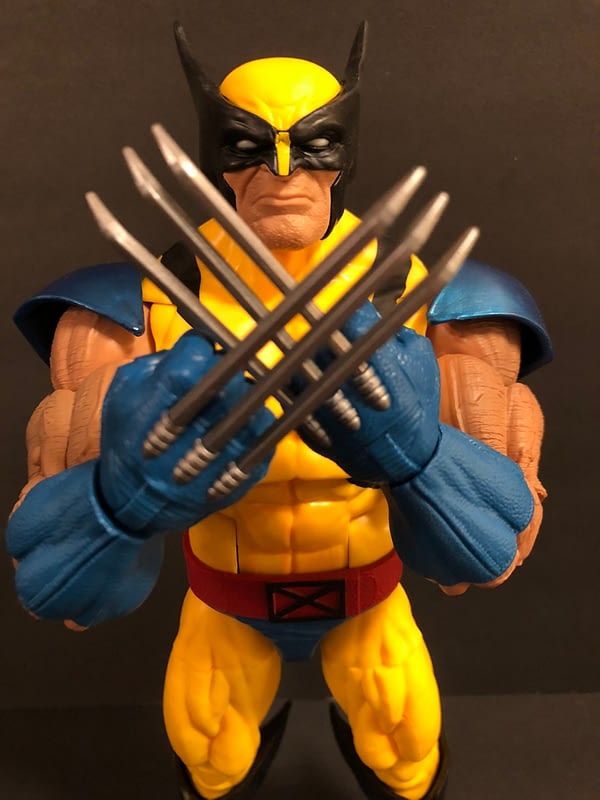 Marvel Legends Wolverine Figure Fights Hulk Buddies Around