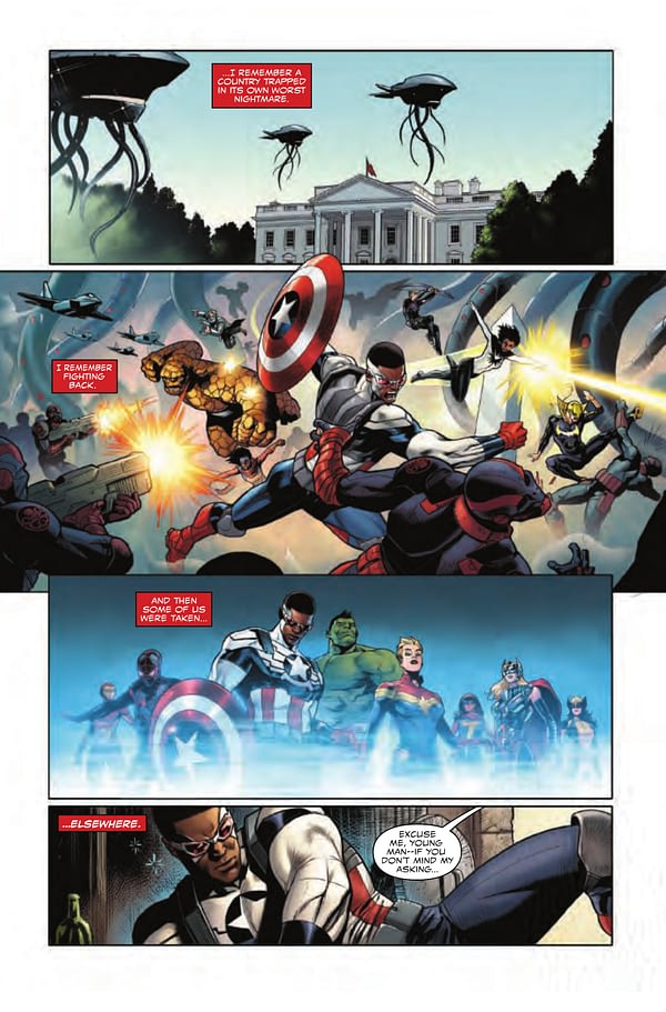 Interior art from Generations: Captain America by Paul Renaud and Laura Martin