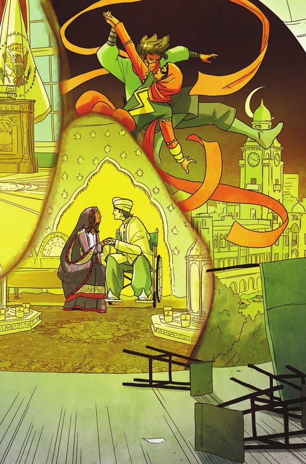 Another Glimpse of Kamala Khan as President of the United States Ms Marvel 34 Preview