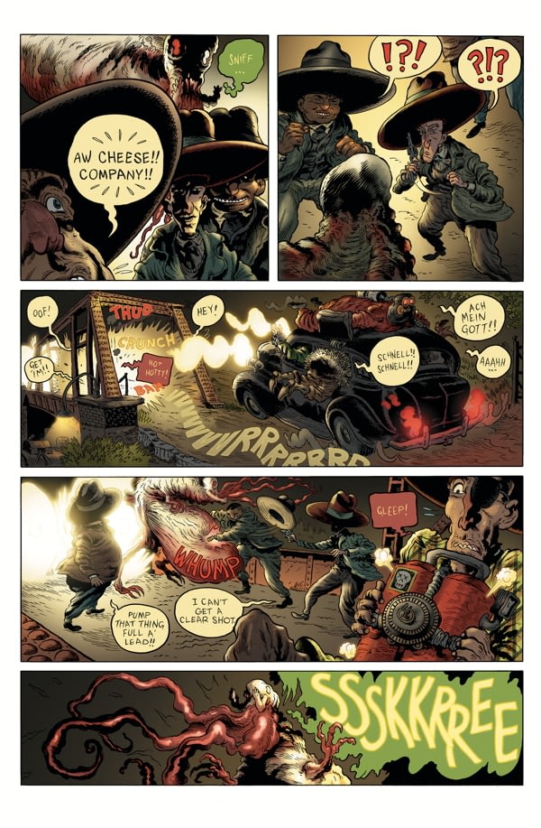 Vinegar Teeth #1 art by Troy Nixey and Guy Major