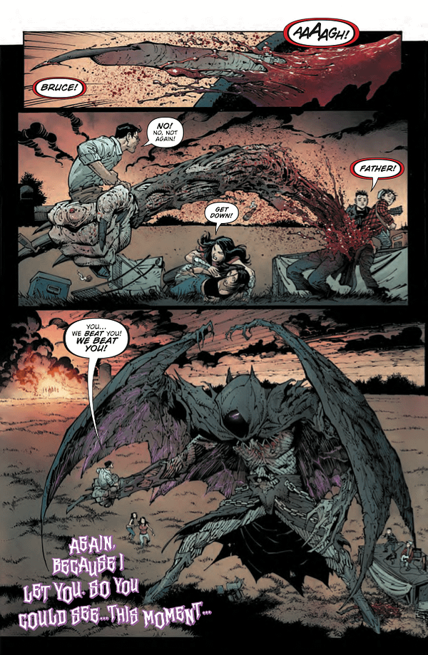 Dark Nights: Metal #3 art by Greg Capullo, Jonathan Glapion, and FCO Plascencia