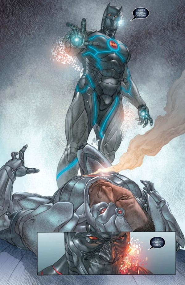 Interior art from Batman: Murder Machine by Ricardo Federici
