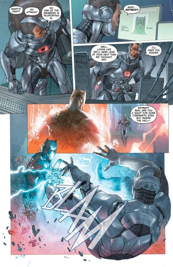 Interior art from Batman: Murder Machine by Ricardo Federici