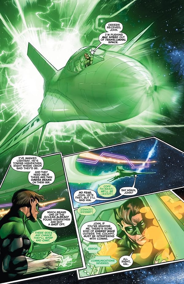 Interior art from Hal Jordan and the Green Lantern Corps #28 by Rafa Sandoval
