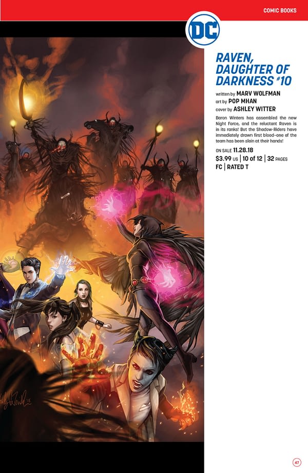 The Full Dc Comics Catalogue For November 2018 Bleeding Cool