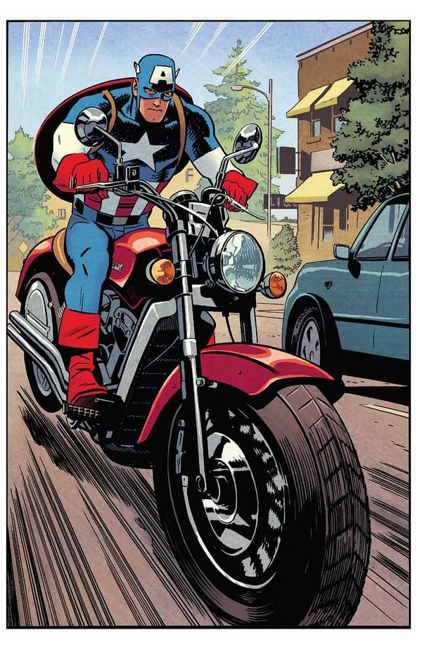 Captain America #696 art by Chris Samnee and Matthew Wilson
