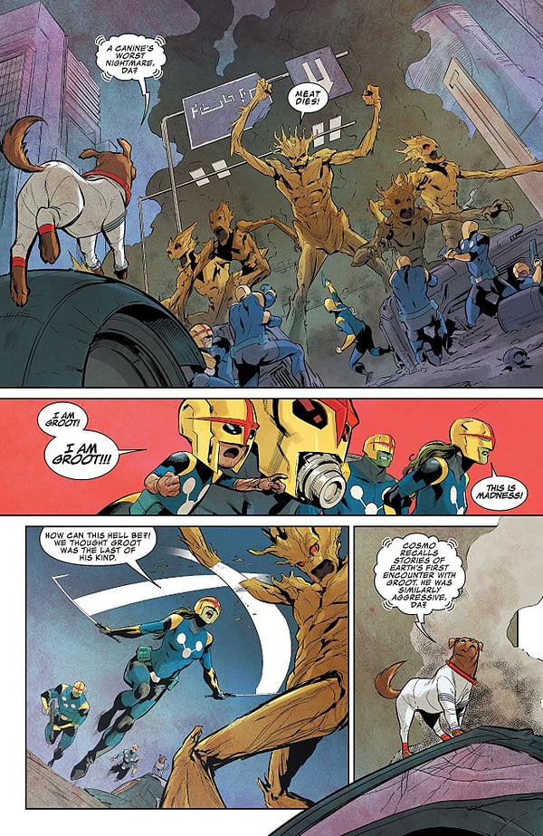 Guardians of the Galaxy #149 art by Marcus To and Ian Herring