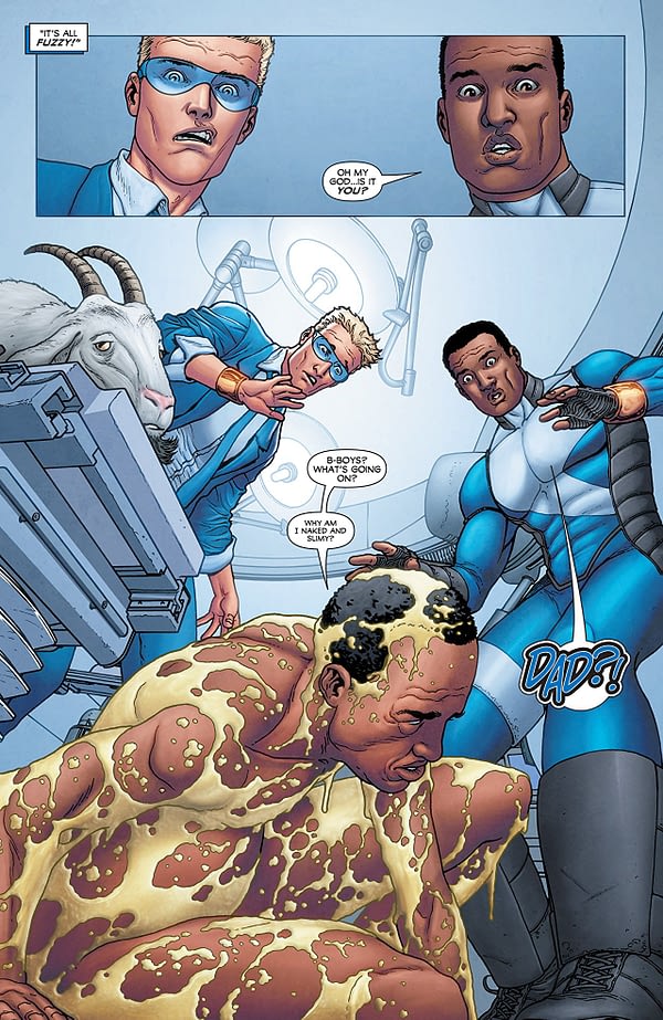 Quantum and Woody #3 art by Francis Portela and Andrew Dalhouse