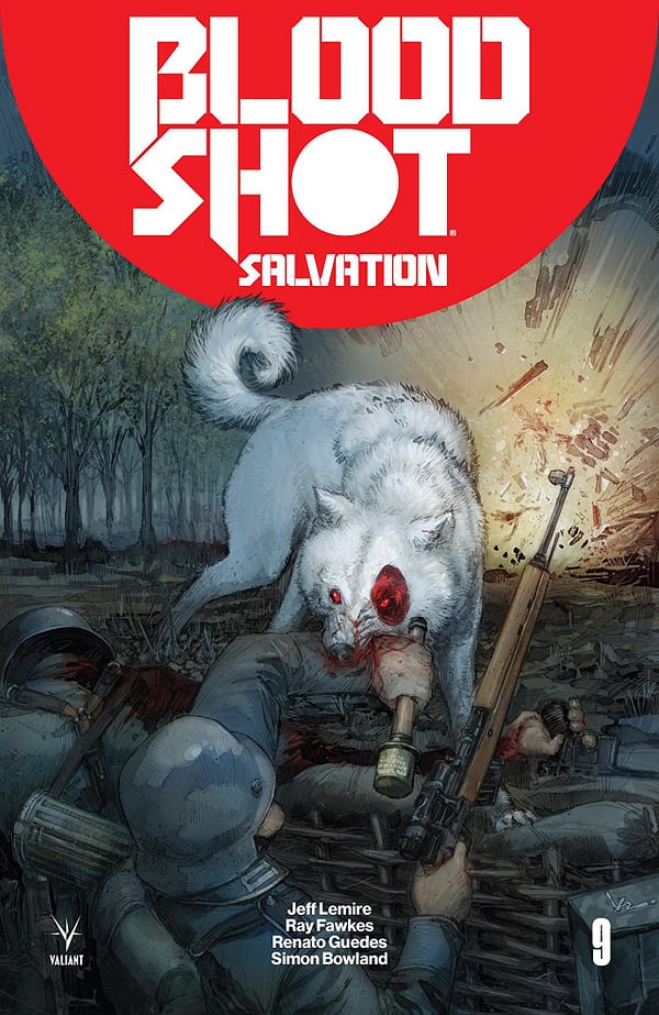 Bloodshot Salvation #9 cover by Kenneth Rocafort