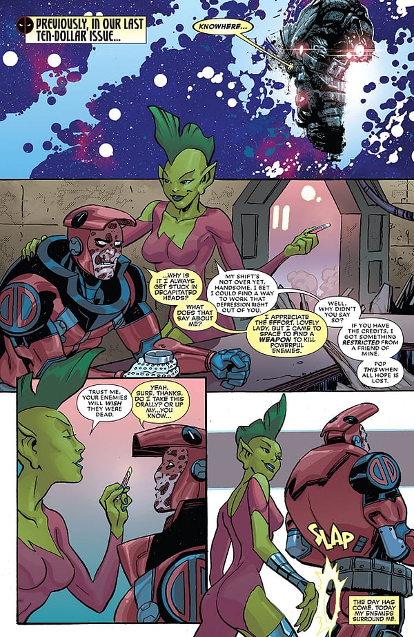 The Despicable Deadpool #300 art by Scott Koblish and Nick Falardi