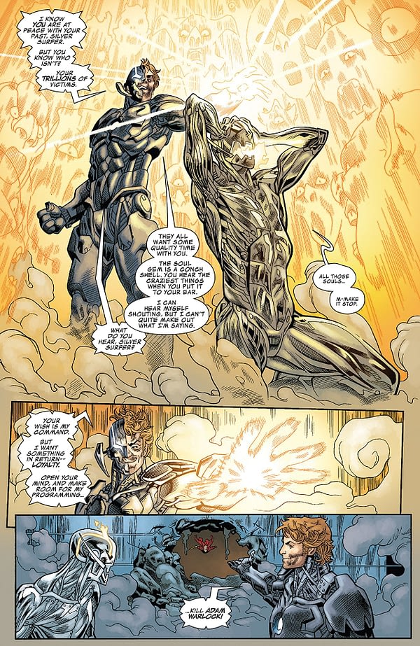 Infinity Countdown #3 art by Mike Hawthorne, Terry Pallot, and Jordie Bellaire