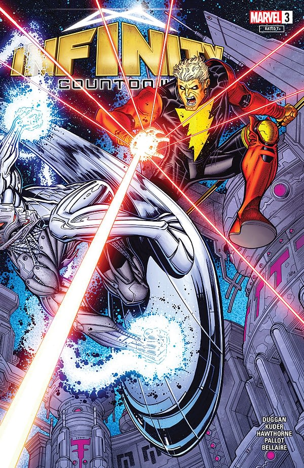 Infinity Countdown #3 cover by Nick Bradshaw and Morry Hollowell