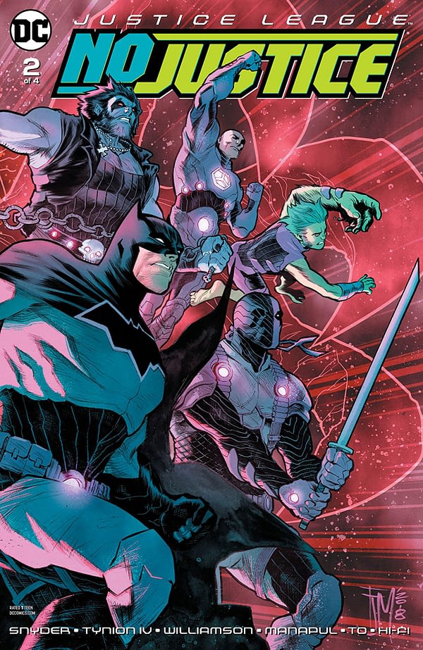 Justice League: No Justice #2 cover by Francis Manapul