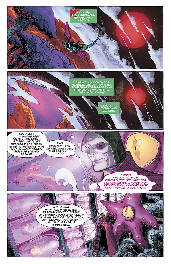 Justice League: No Justice #3 art by Riley Rossmo and Hi-Fi