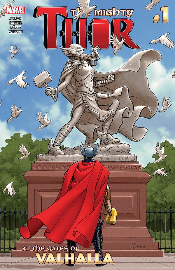 Mighty Thor: At the Gates of Valhalla #1 cover by Nick Derington