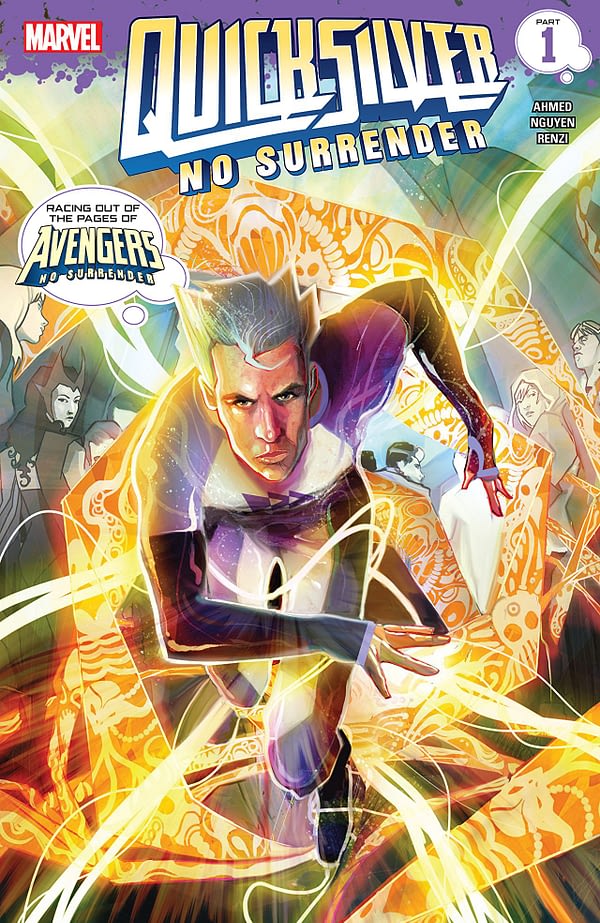 Quicksilver: No Surrender #1 cover by Martin Simmonds