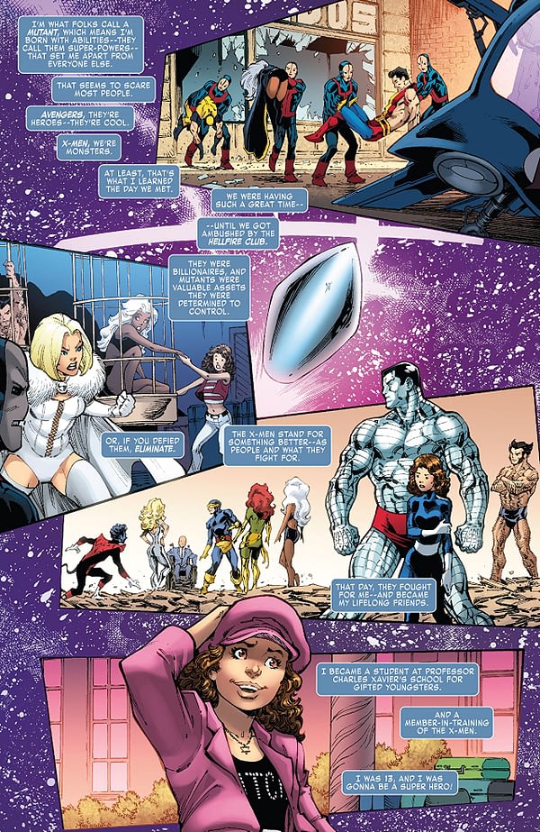 X-Men Wedding Special #1 art by Todd Nauck and Rachelle Rosenberg