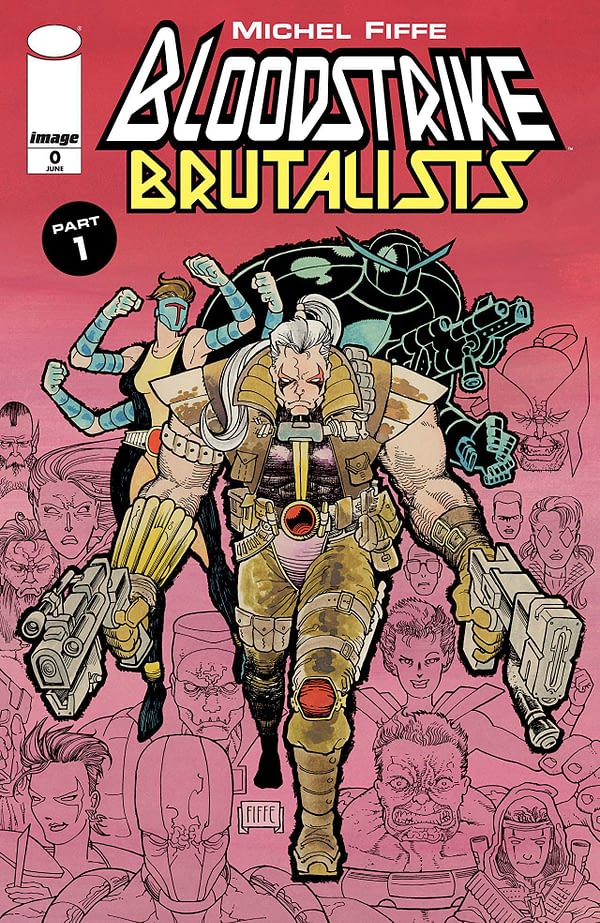 Bloodstrike #0 cover by Michel Fiffe