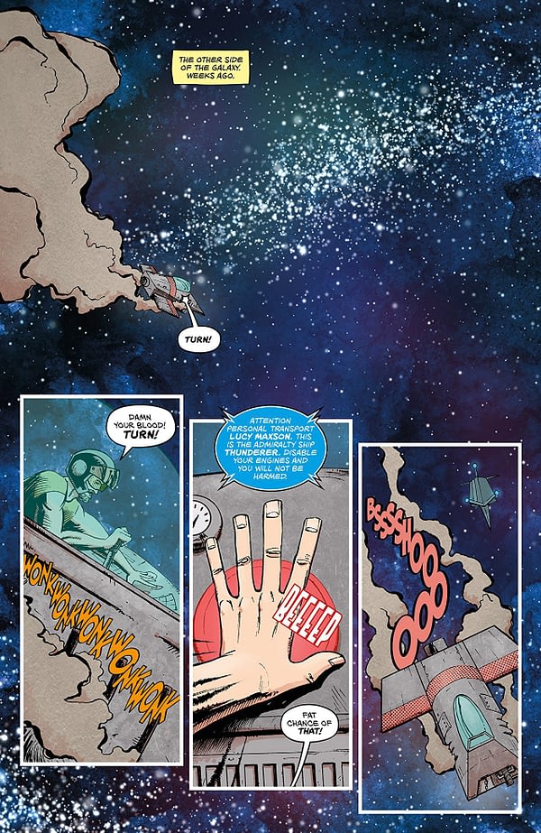 Vagrant Queen #1 art by Jason Smith and Harry Saxon