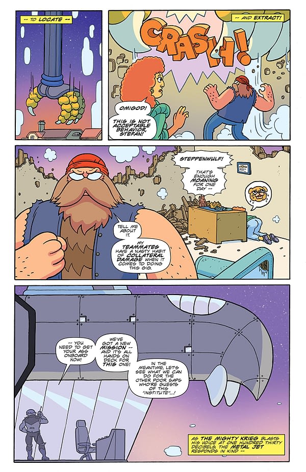 New Lieutenants of Metal #1 art by Ulises Farinas and Melody Often