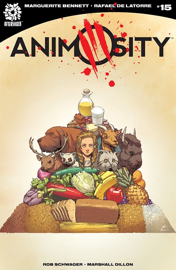 Animosity #15 cover by Rafael de la Torre and Marcelo Maiolo