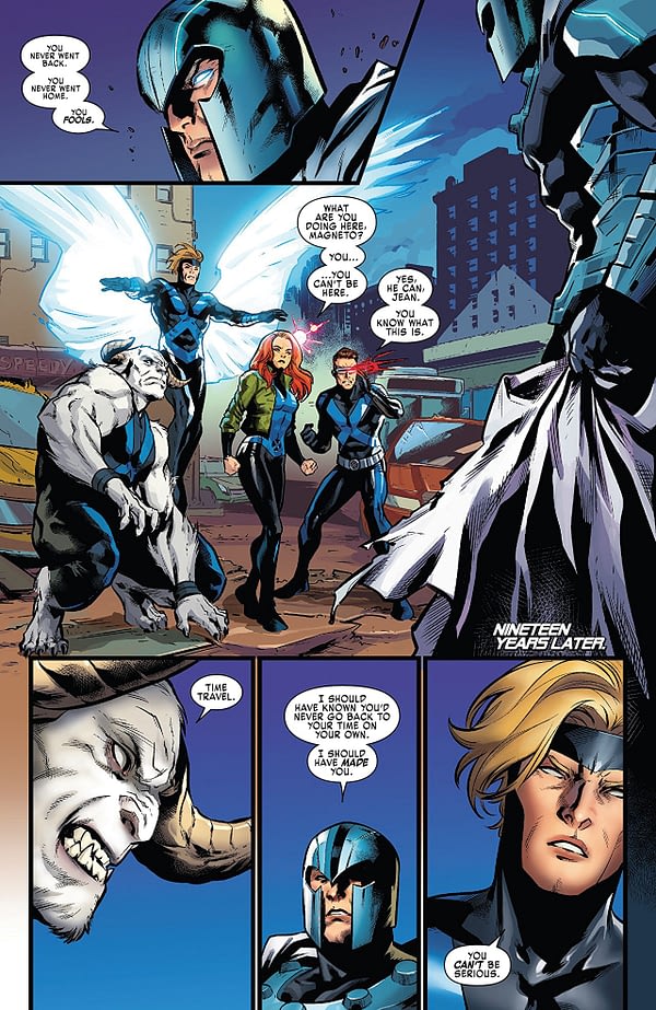X-Men: Blue #34 art by Marcus To and Matt Milla