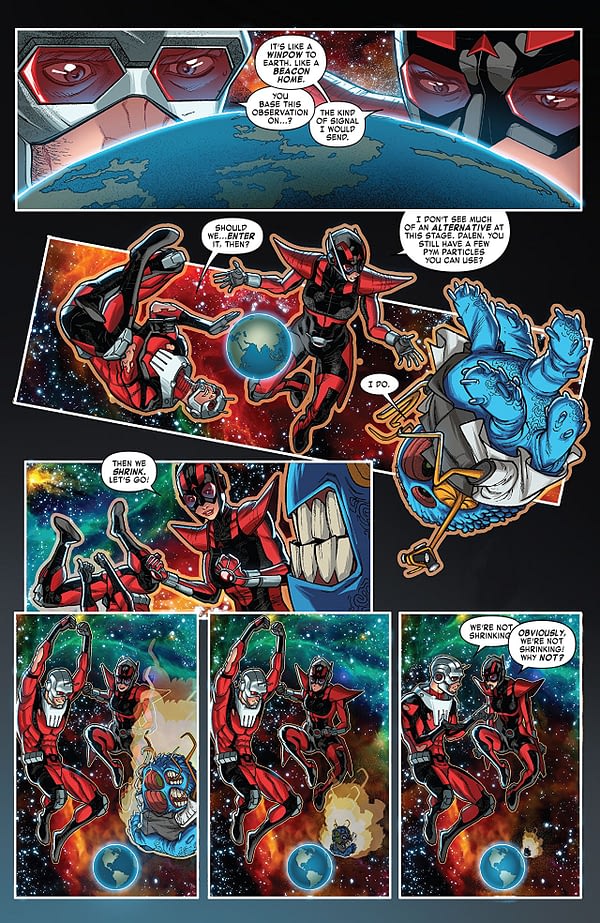 Ant-Man and the Wasp #5 art by Javier Garron and Israel Silva