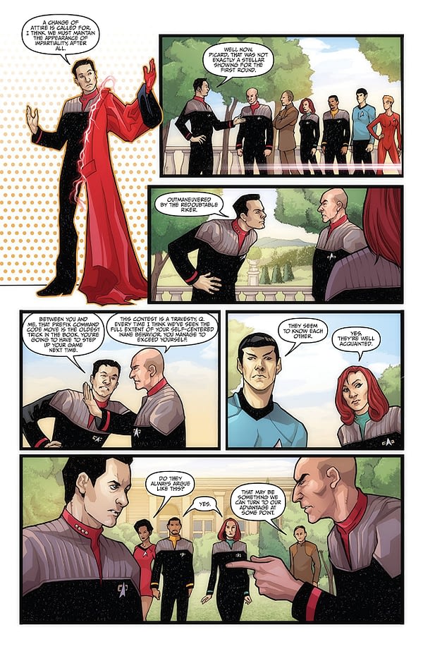 'Star Trek: The Q Conflict' #3 Heavy on Charm, Light on Substance