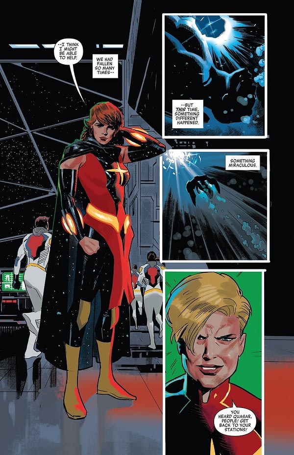 The Mighty Captain Marvel #8 Repeats Scenes From Secret Empire #8