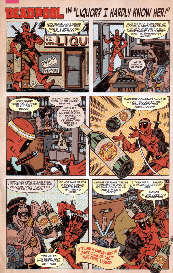 The Deadpool NotQuiteAHostessFruitPie Ad