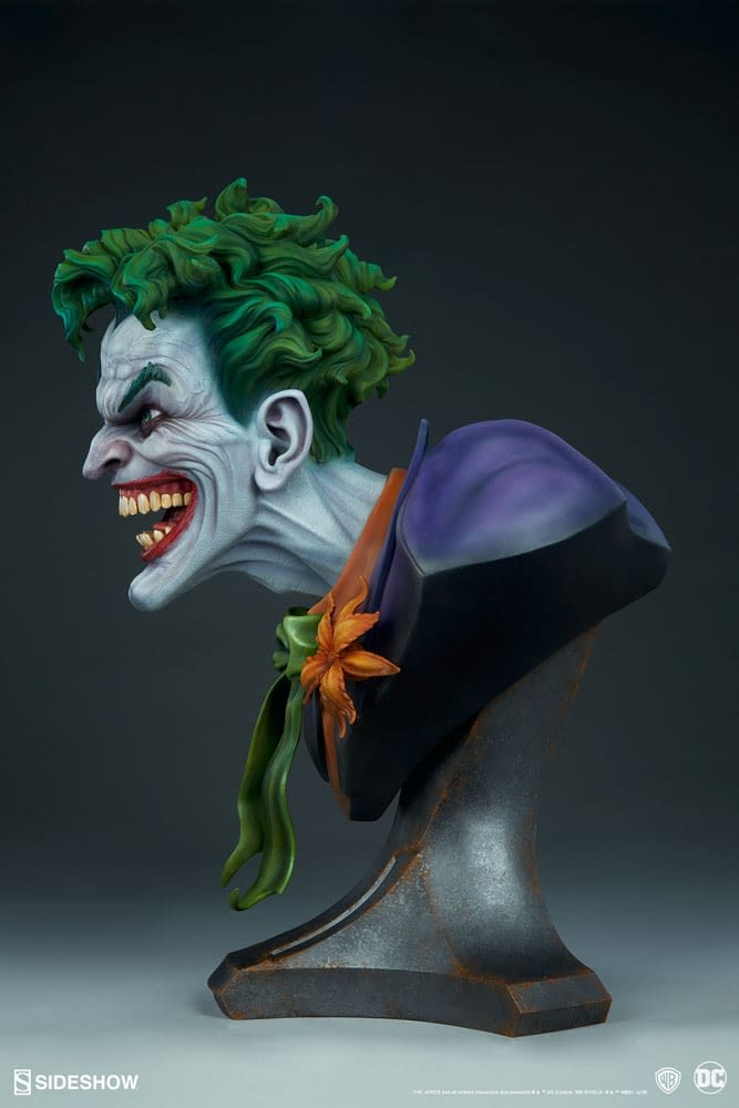 The Jokers Gets a Life Size Bust from Sideshow Collectibles