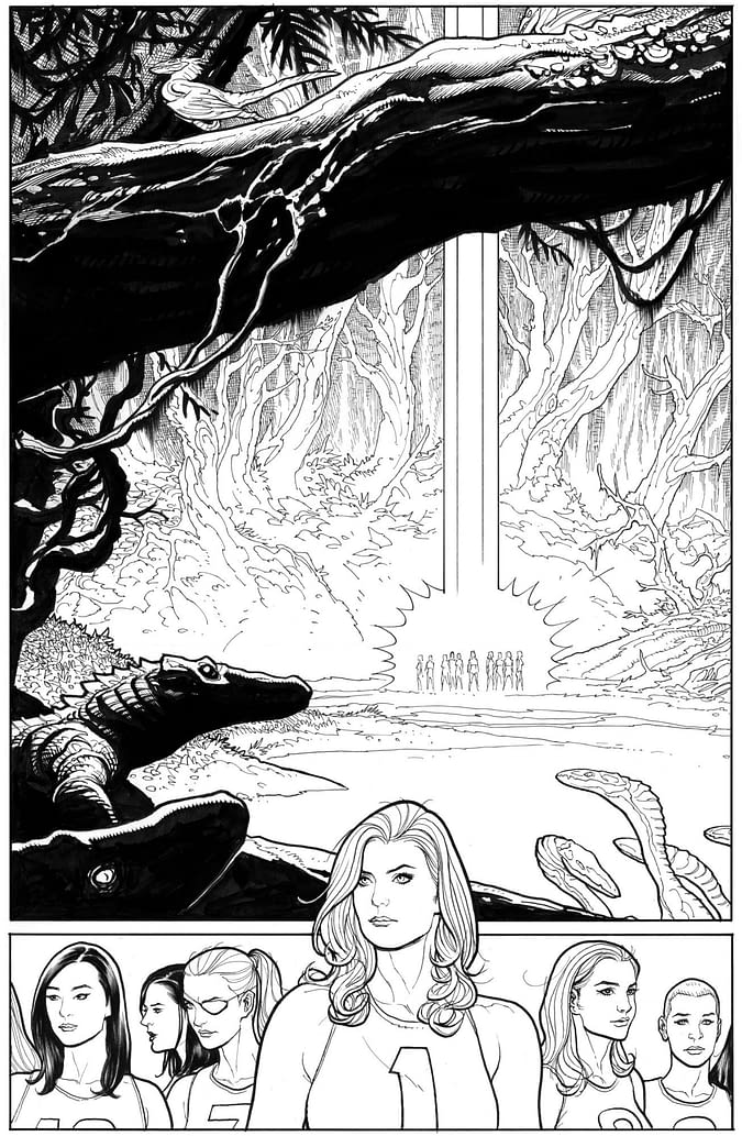 More Artwork From Frank Cho's Fight Girls