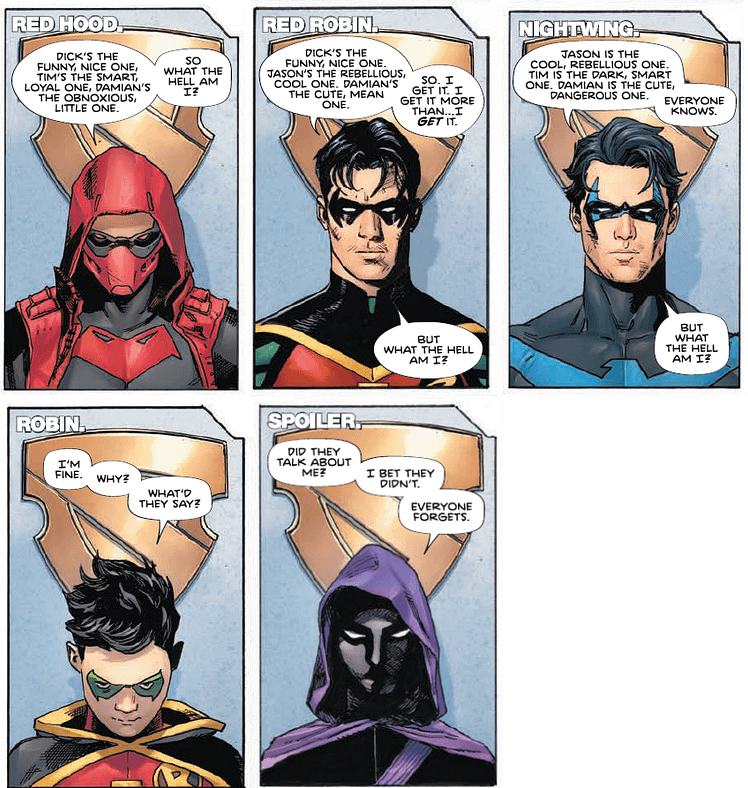 How The Robins See Themselve in Heroes In Crisis #9