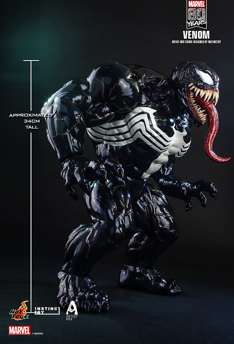 Hot Toys Celebrates 80th Marvel Anniversary With Venom