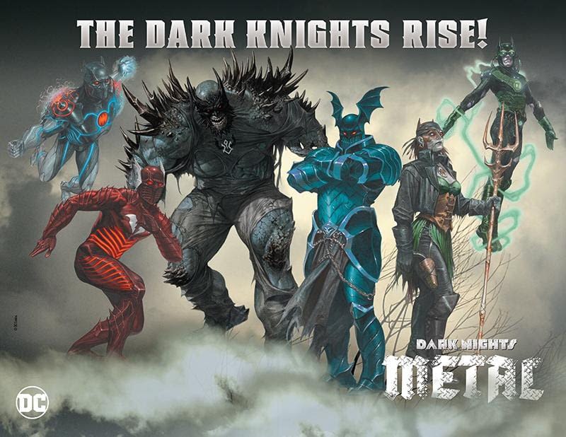 Riccardo Federici Draws The Evil Batmen Of Metal For DC Comics