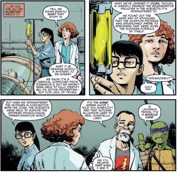 The State of the American Healthcare Industry in TMNT #95